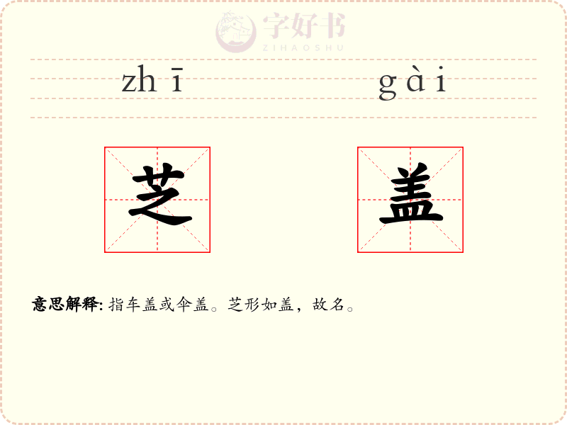 芝盖
