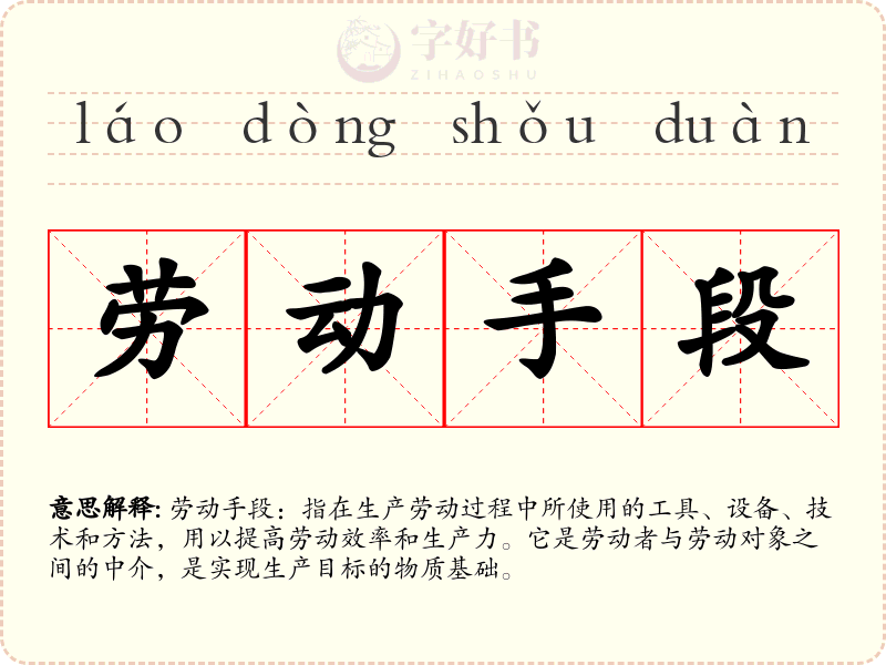 劳动手段