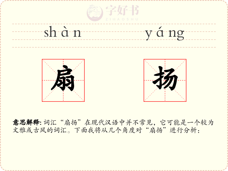 扇扬