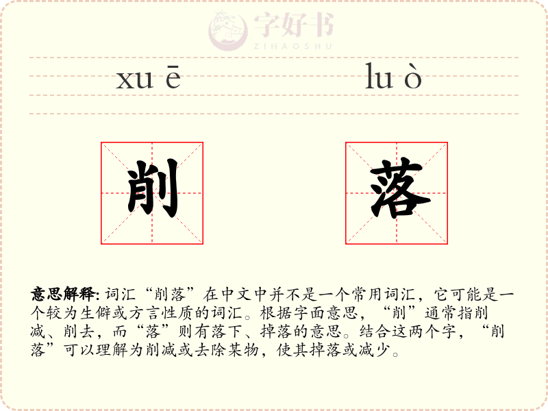削落