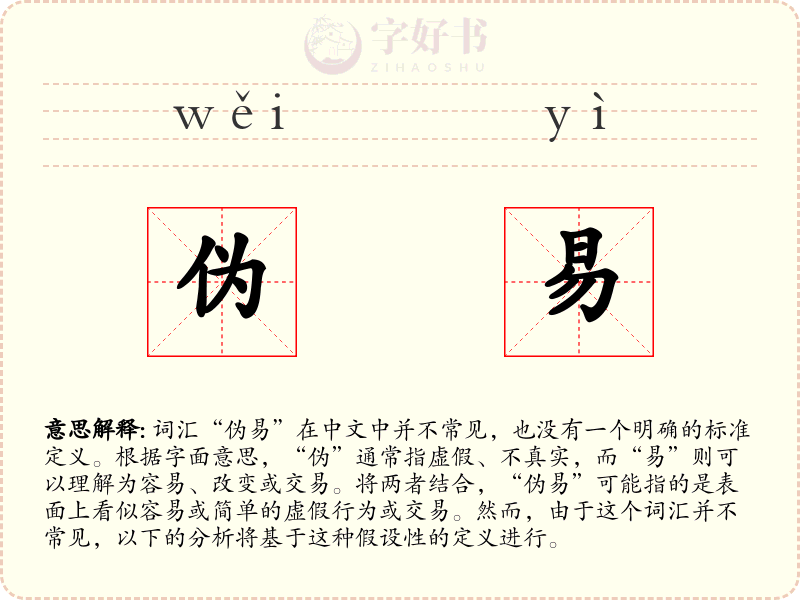 伪易