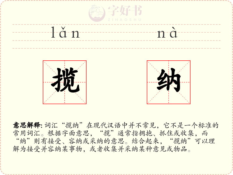 揽纳
