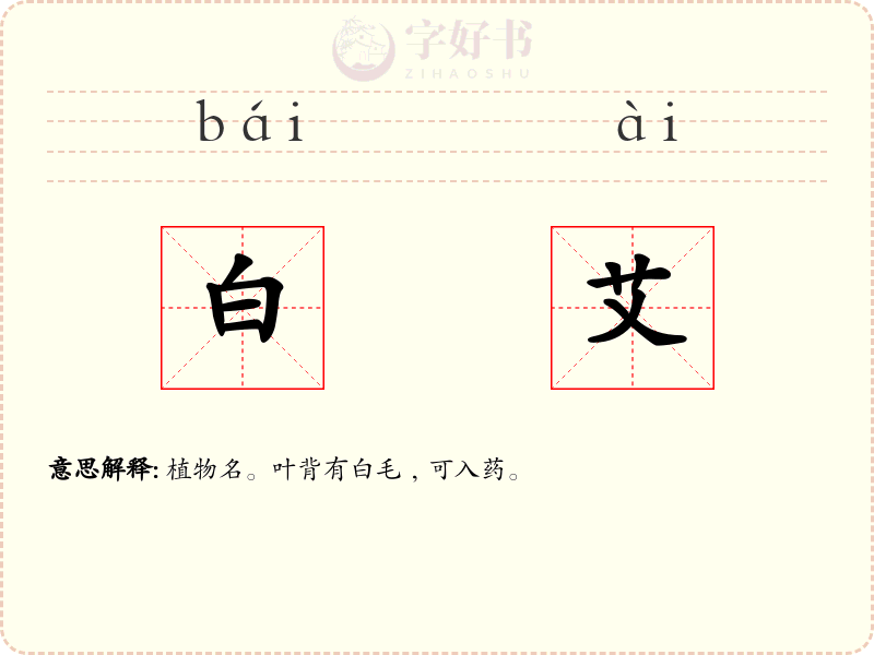 白艾