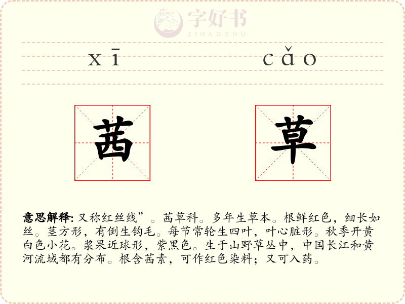 茜草