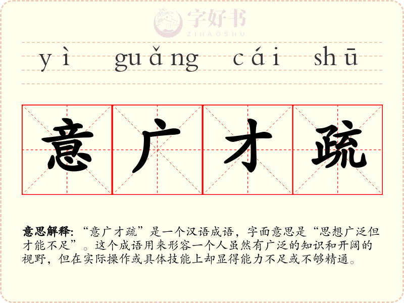 意广才疏