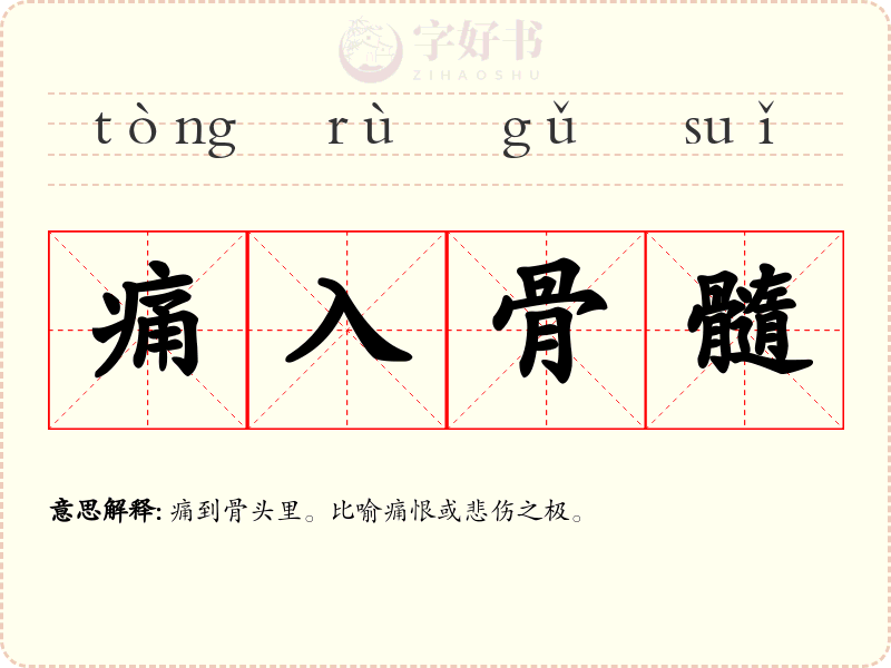 痛入骨髓