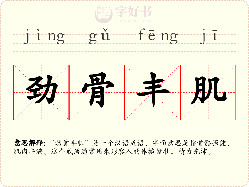 劲骨丰肌