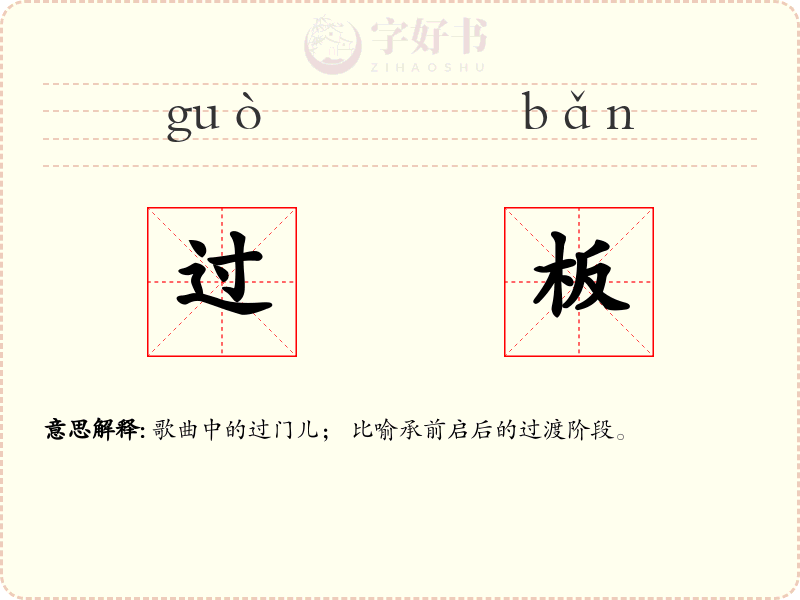 过板