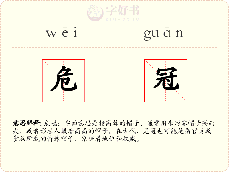 危冠