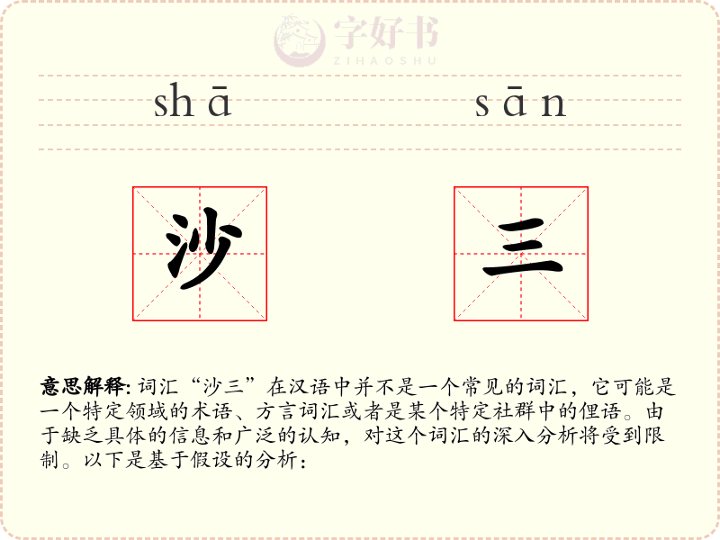 沙三