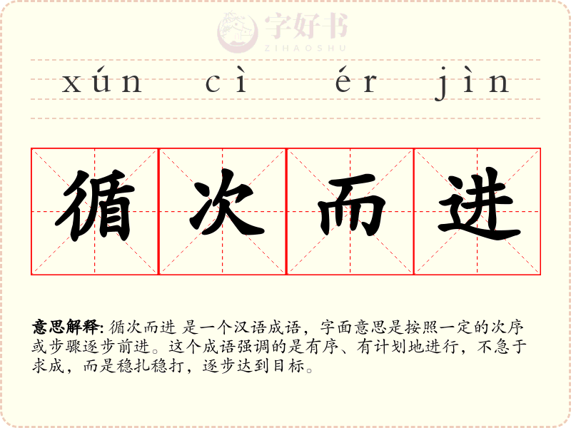 循次而进
