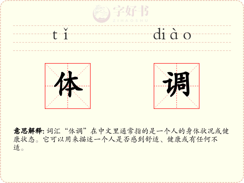 体调