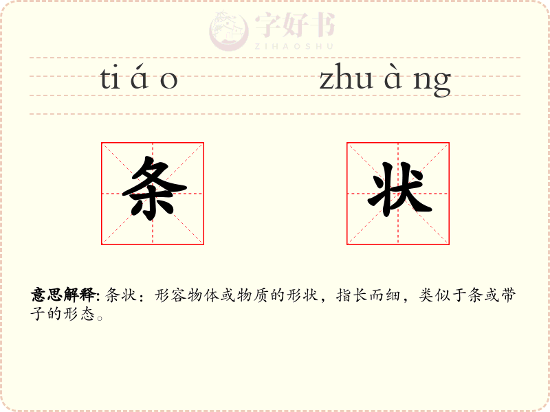 条状