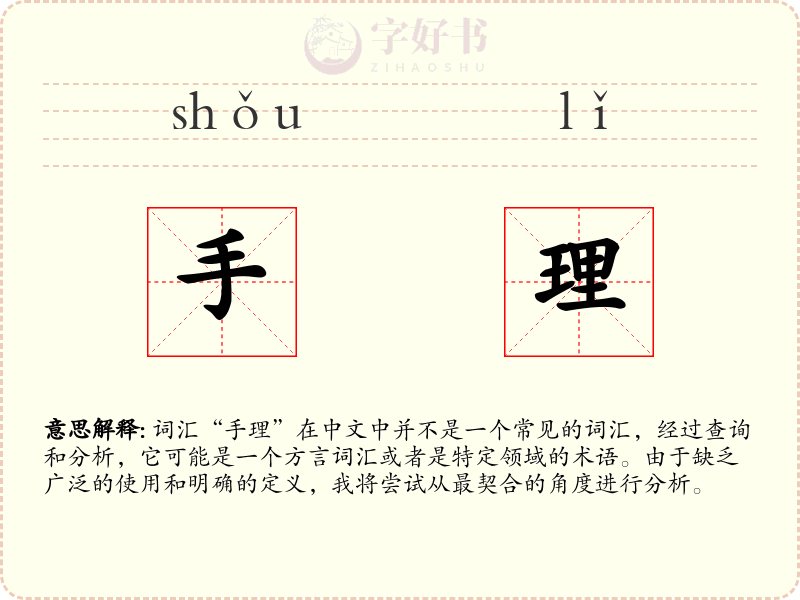 手理