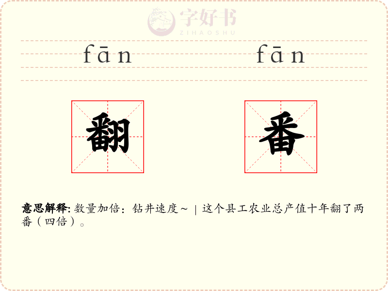 翻番