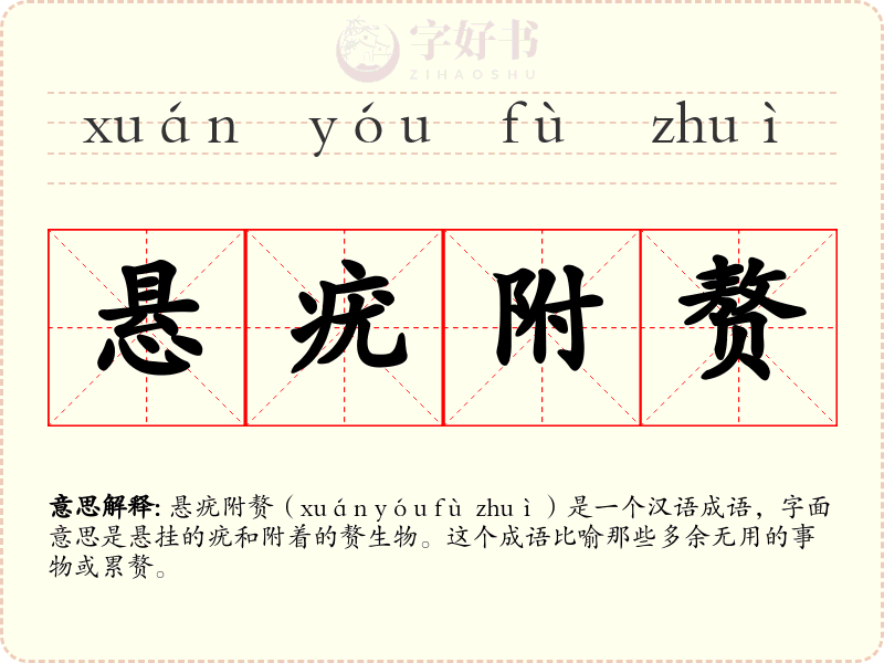 悬疣附赘