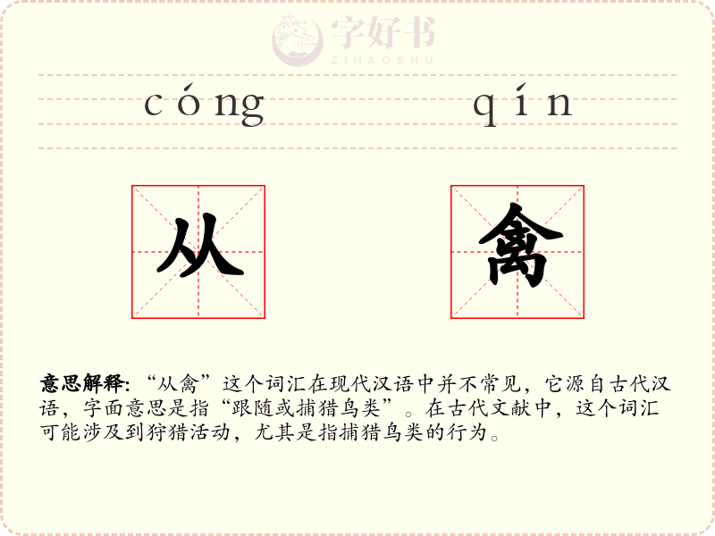 从禽