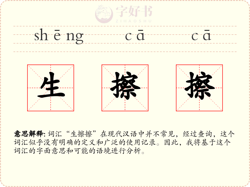 生擦擦