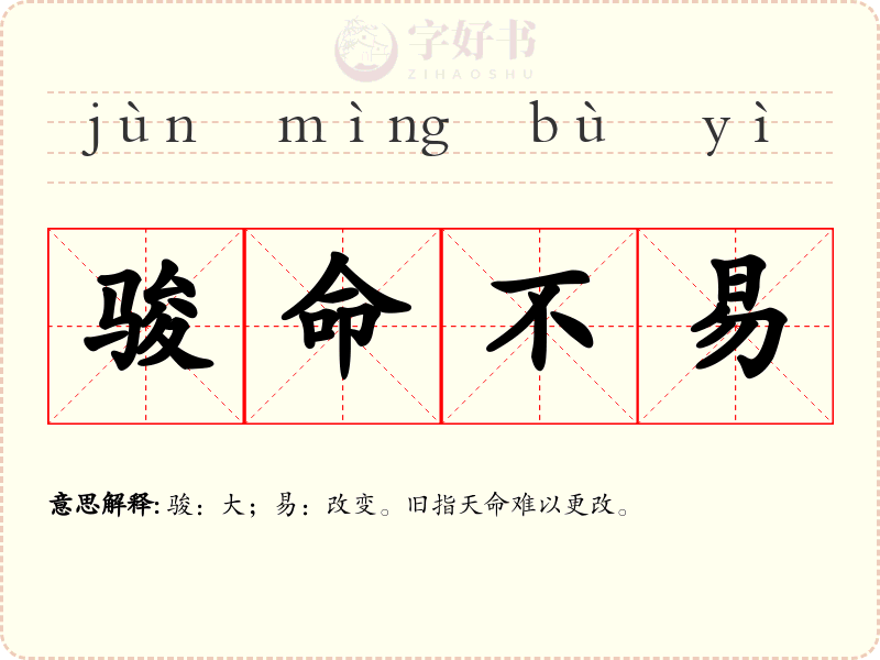 骏命不易