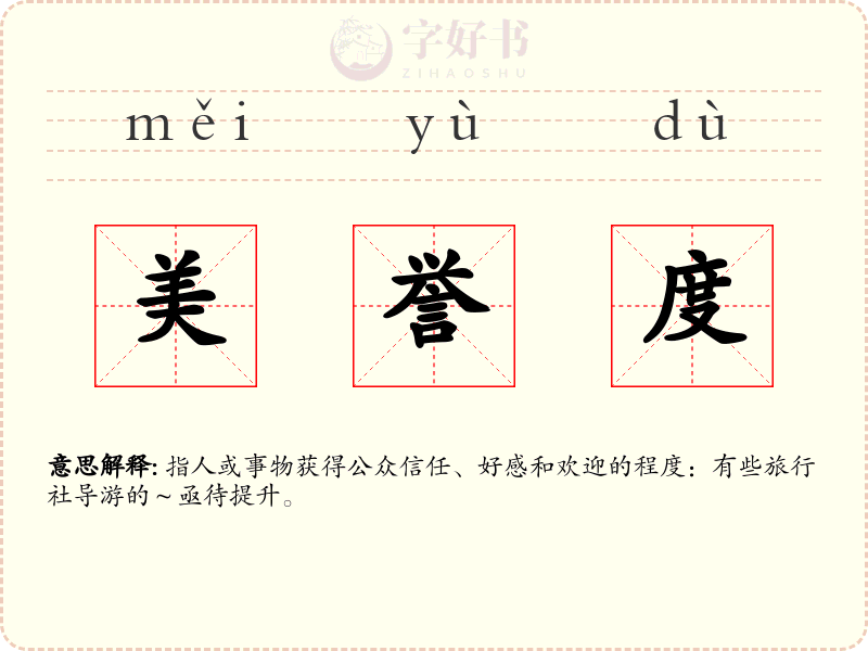 美誉度