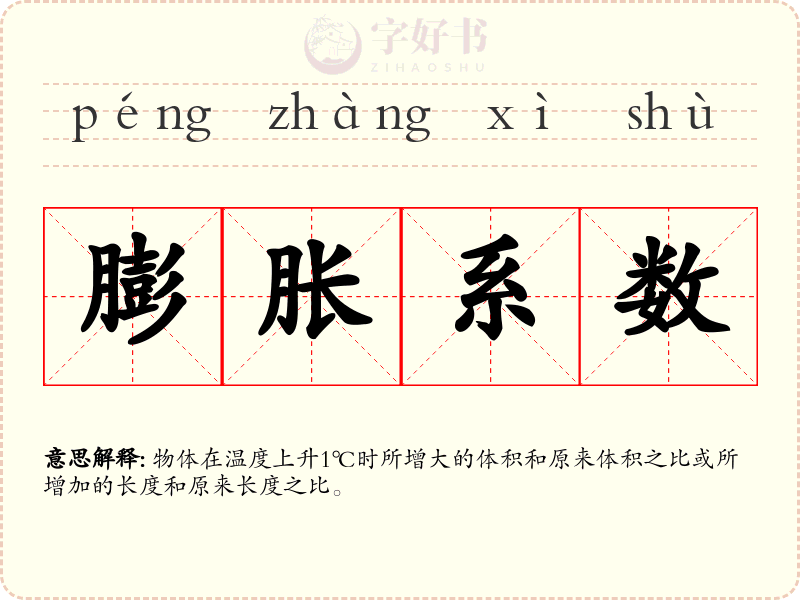 膨胀系数