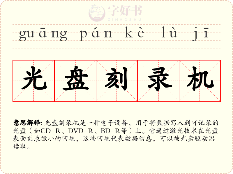 光盘刻录机
