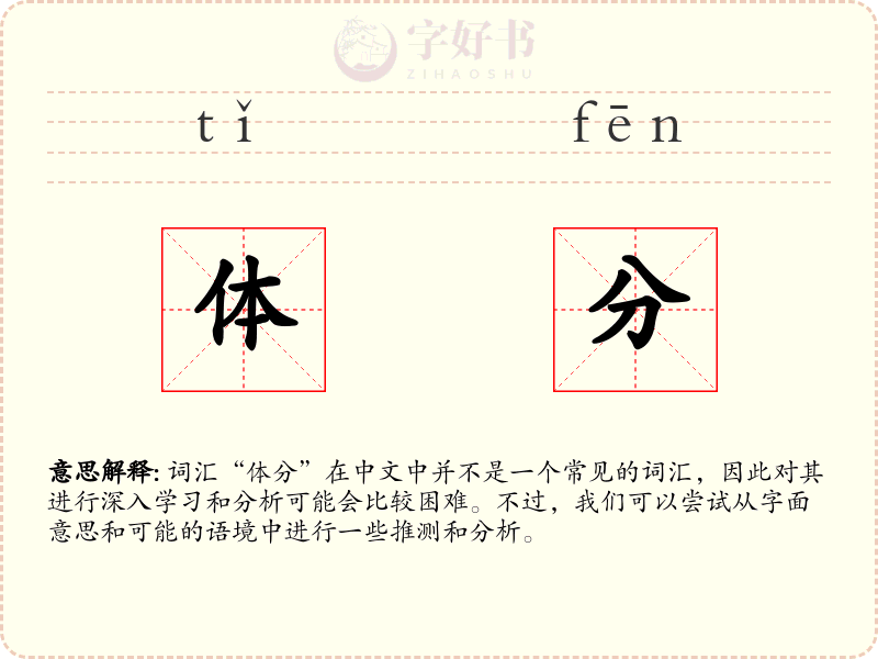 体分