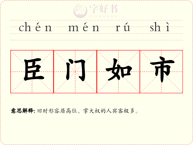 臣门如市
