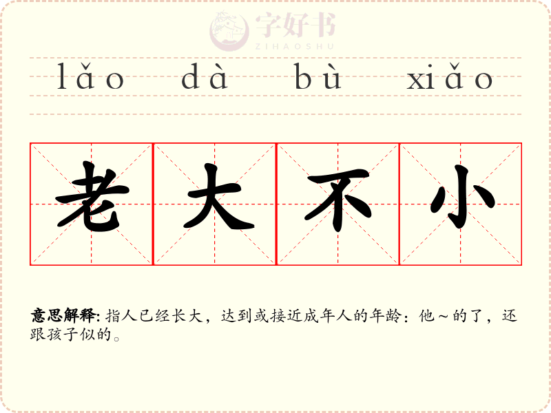 老大不小