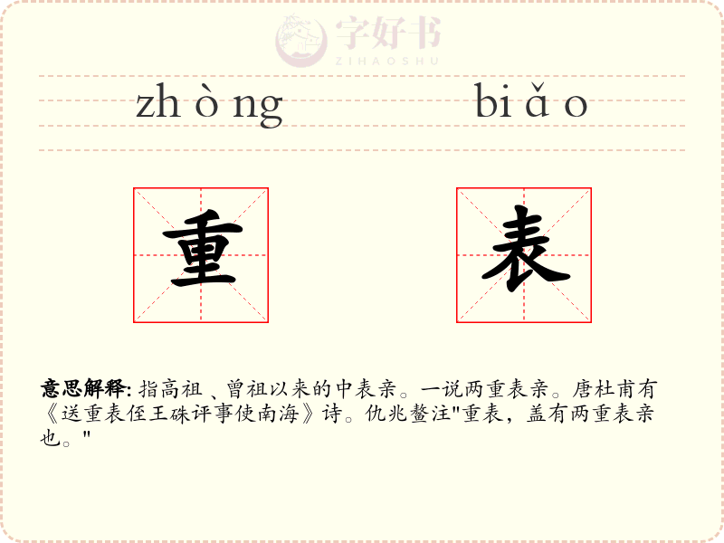 重表