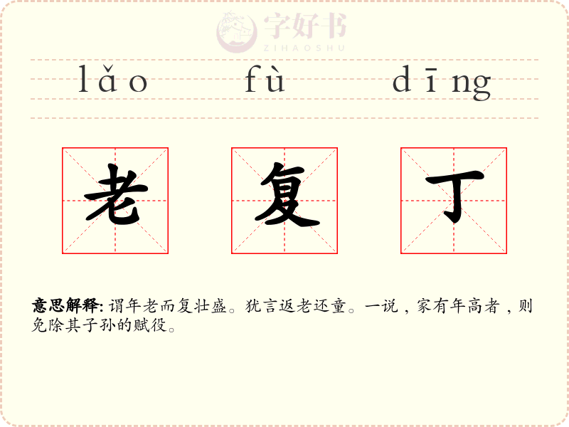 老复丁