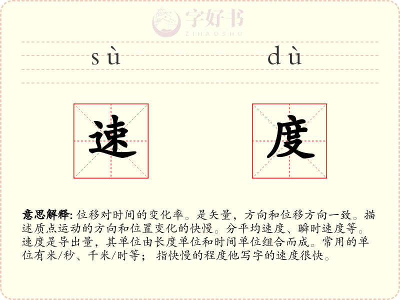 速度