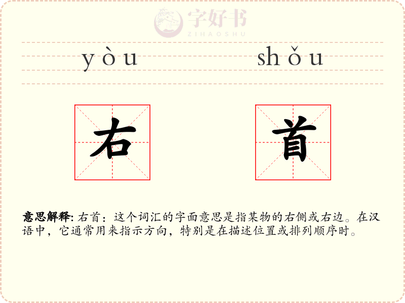 右首