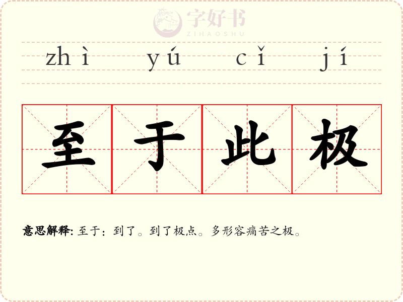 至于此极