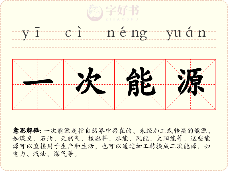 一次能源