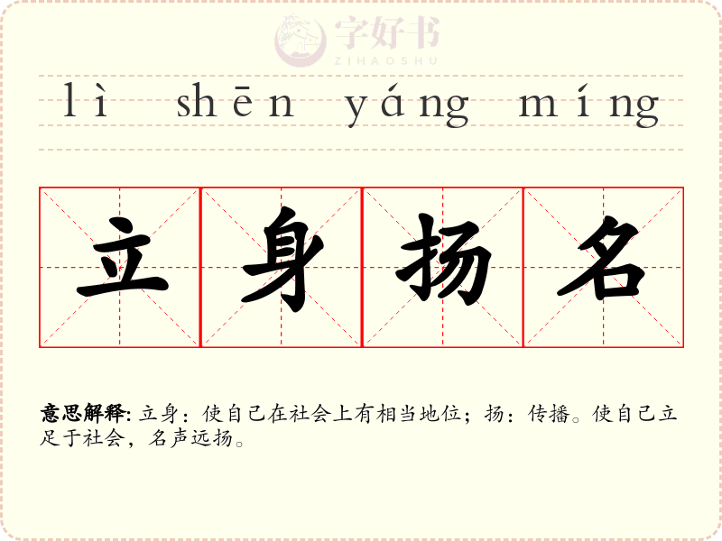立身扬名