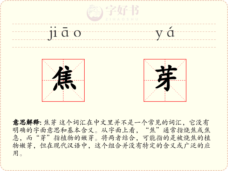 焦芽