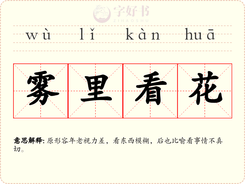 雾里看花