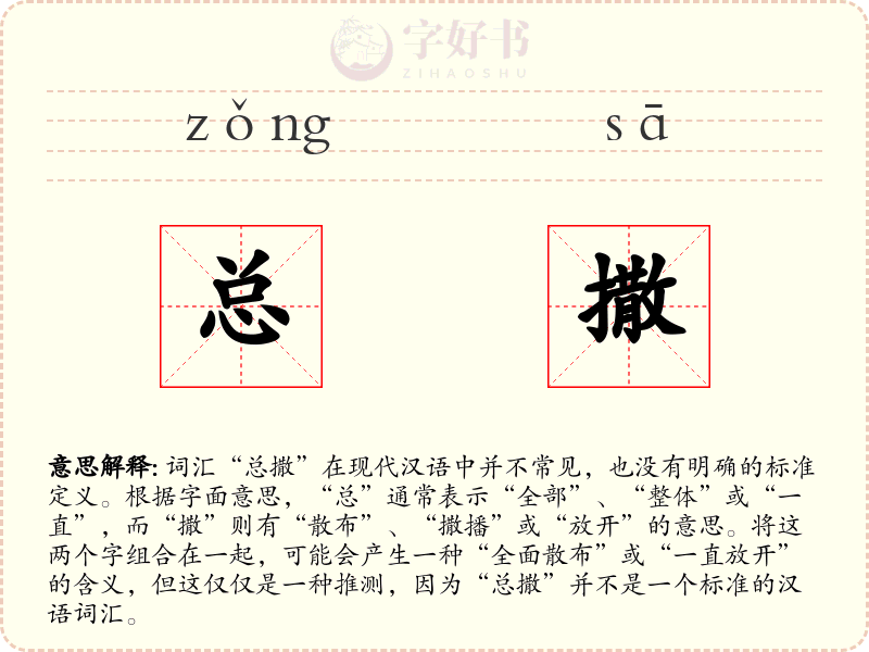 总撒