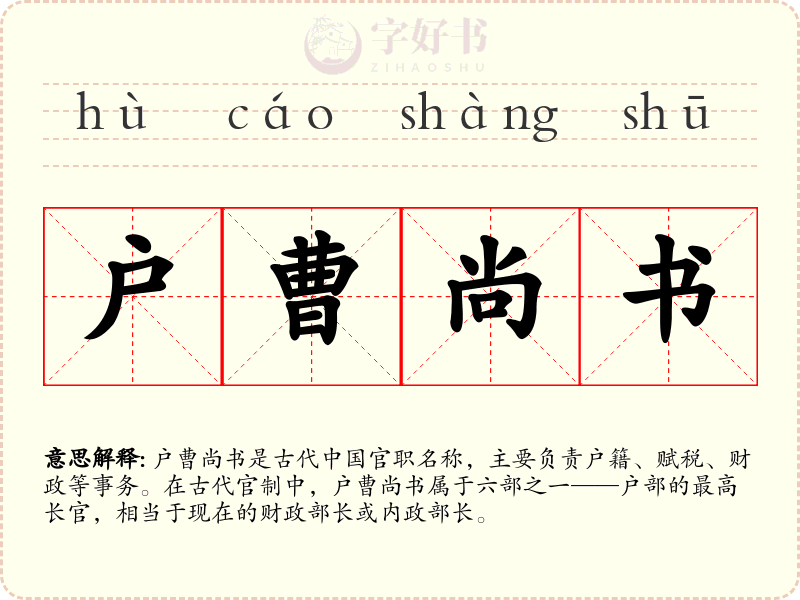 户曹尚书