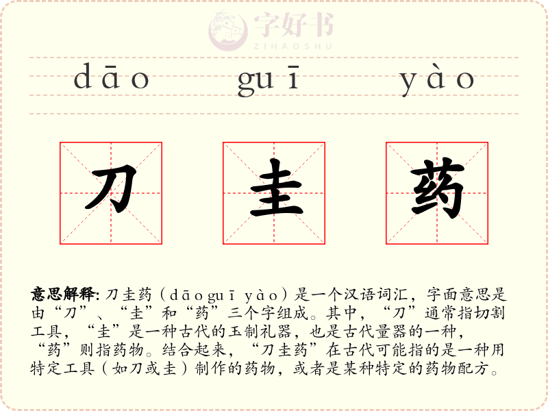 刀圭药