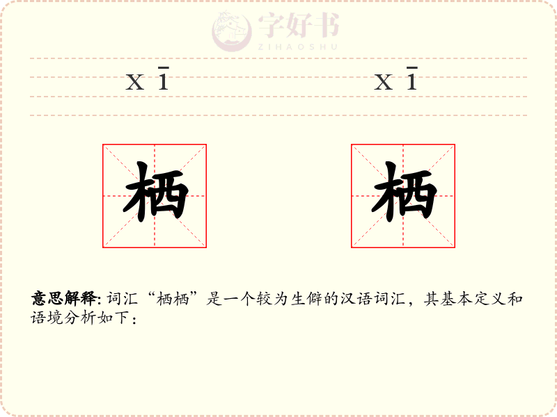 栖栖