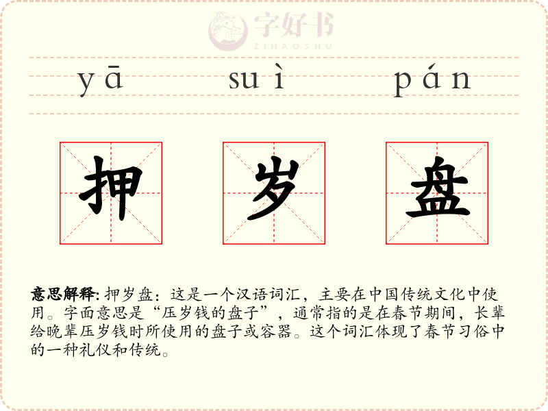押岁盘