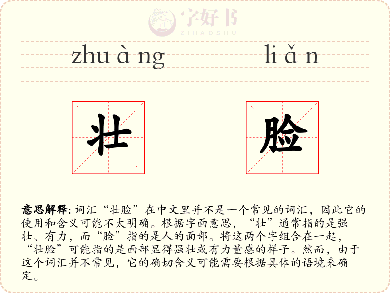 壮脸