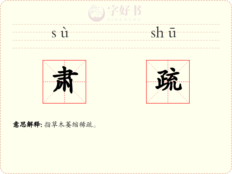 肃疏