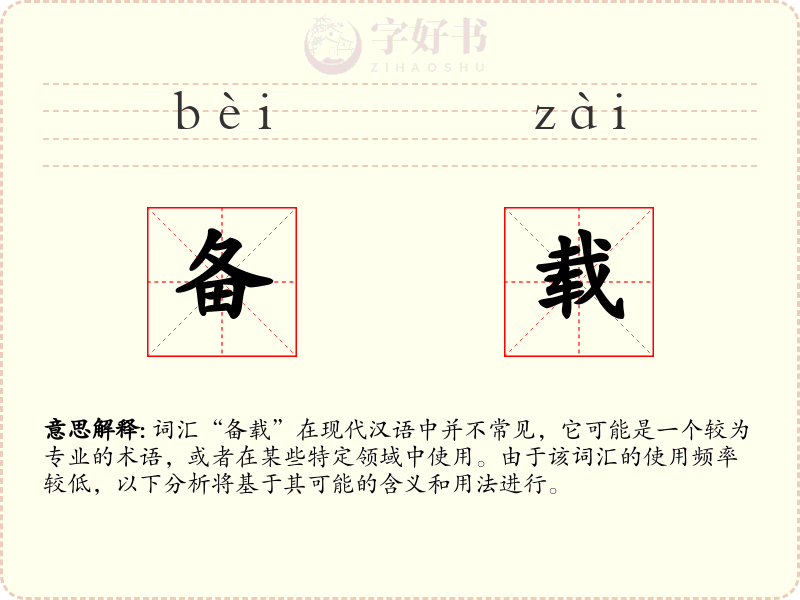 备载