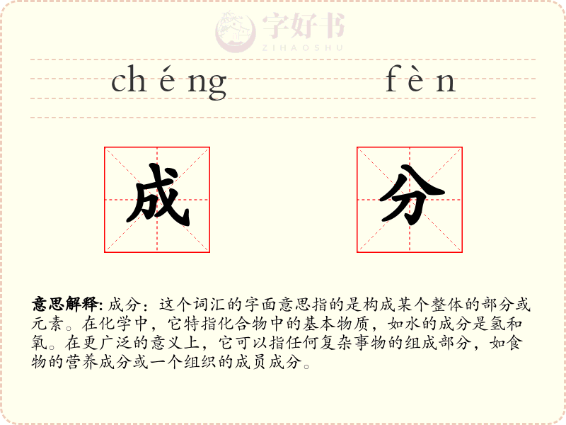 成分
