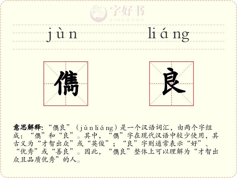 儁良