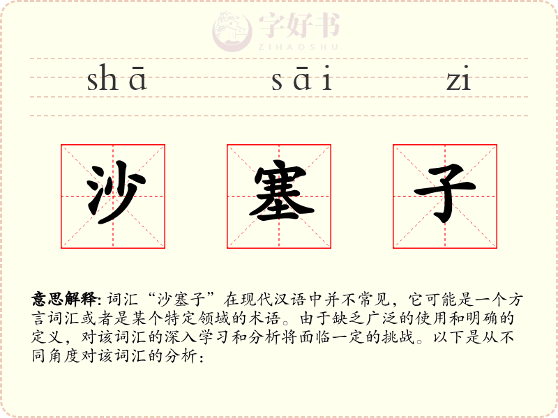 沙塞子