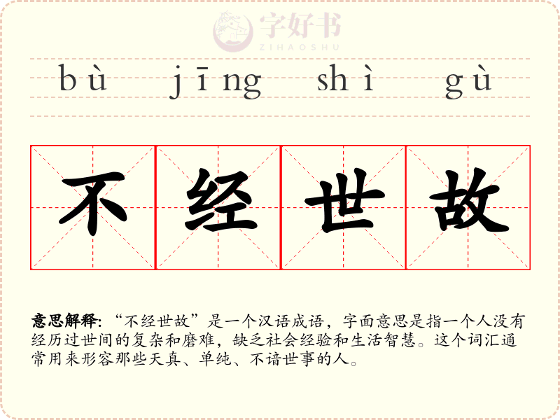 不经世故